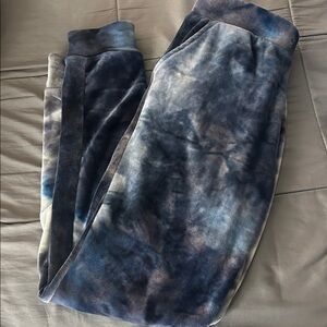 Blue Tie-Dye Sweatpants